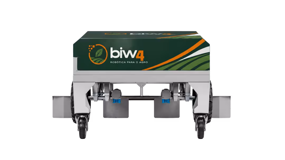 Robô biw4agro — vista frontal